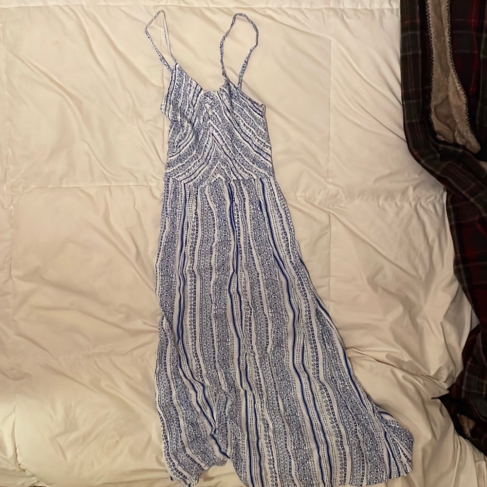 Womens long patterned dress